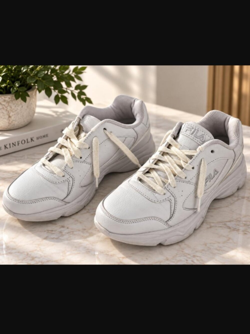 FILA White Sneakers 8.5